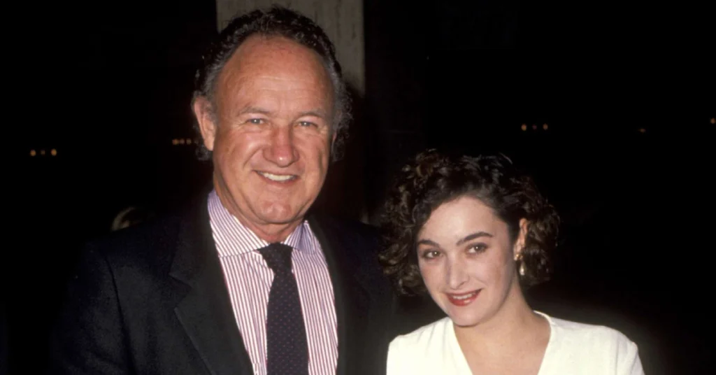 Faye Maltese and Gene Hackman together in their early years, capturing a moment from their private life before Hollywood fame.