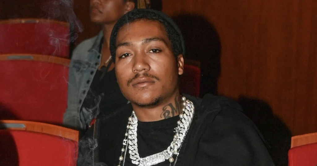 Lil Meech at a promotional event for the Starz series "BMF," symbolizing his successful acting career and contributing to his estimated net worth of $8–10 million