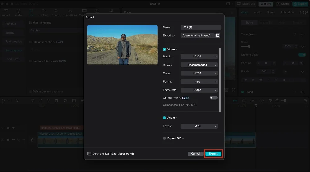 Editing captions in video editing software for improved viewer engagement