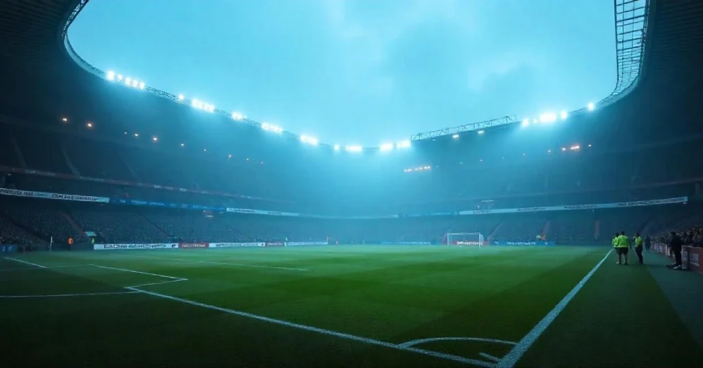 Levapioli leading AC Milan team at San Siro stadium, showcasing tactical revolution with vibrant crowd