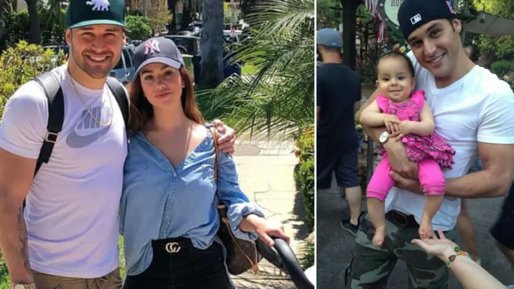 Ryan Guzman and Chrysti Ane celebrating the arrival of their first child Mateo in January 2019