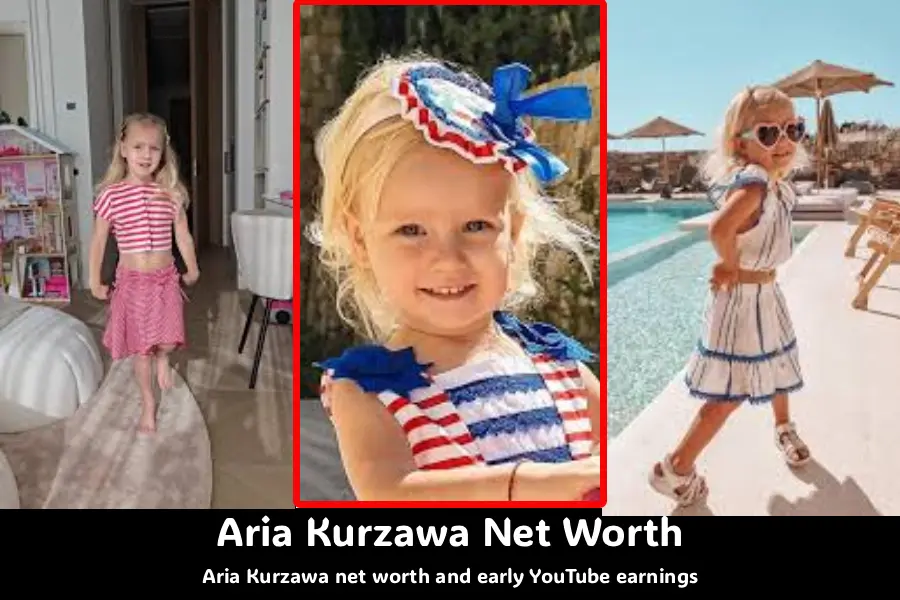 Aria Kurzawa net worth young YouTube family member image