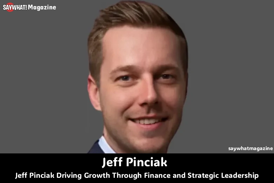 Jeff Pinciak finance executive and business strategist portrait