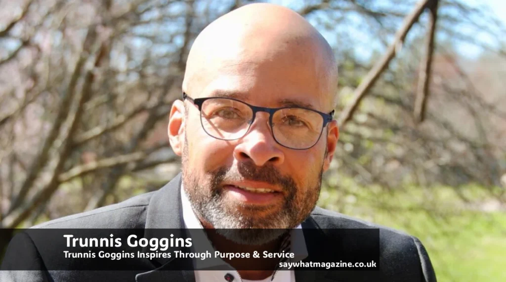 Trunnis Goggins speaking as educator, author and Navy veteran