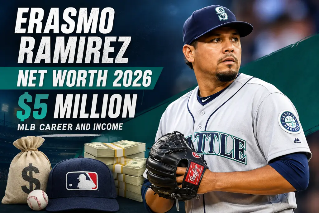 Erasmo Ramirez Net Worth 2026: $5 Million MLB Career and Income Erasmo Ramirez Net Worth 2026 featuring the MLB pitcher and his estimated $5 million wealth