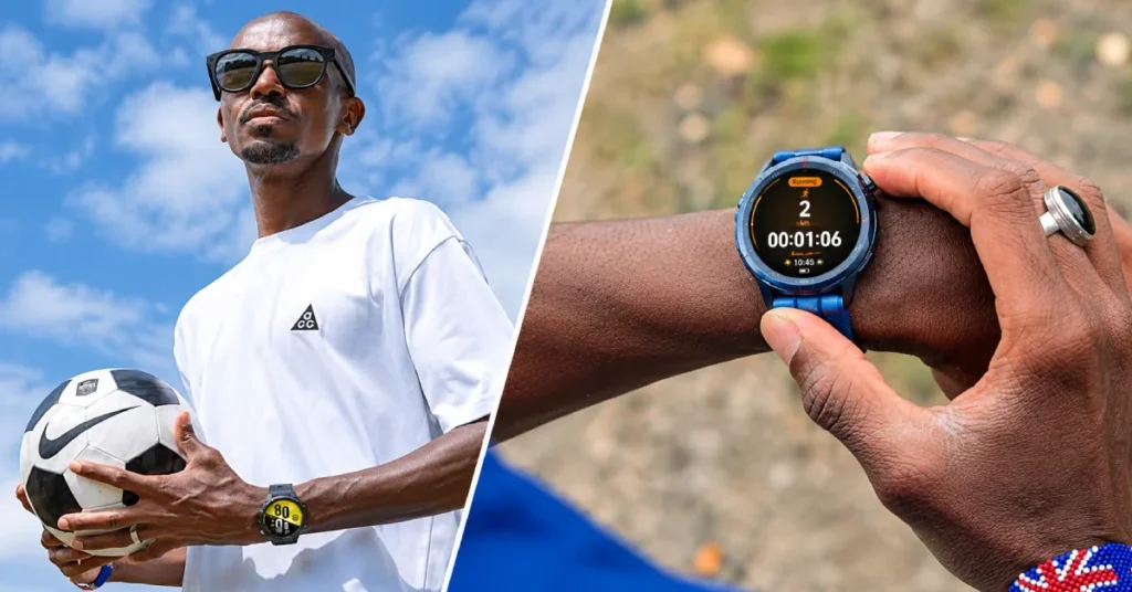 HUAWEI Watch GT 7 Pro shown during outdoor sports and fitness tracking